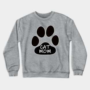 Cat Mom Crewneck Sweatshirt